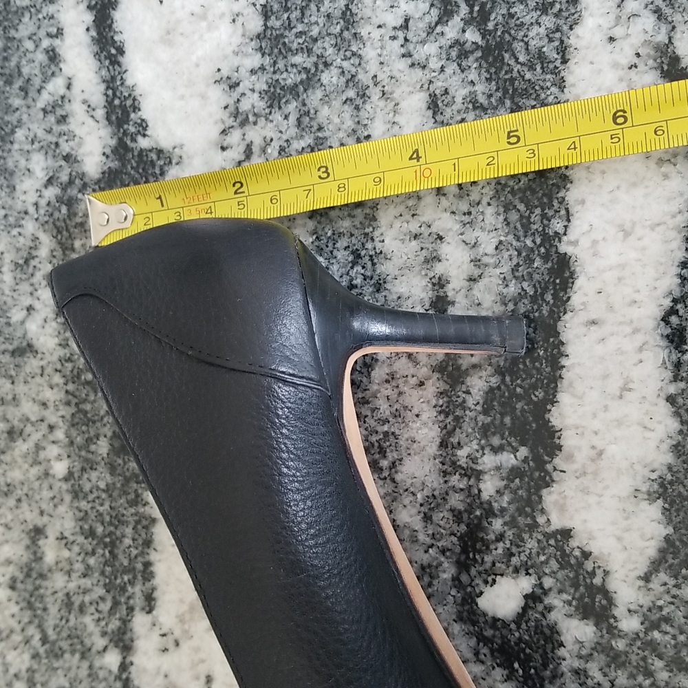(7.5) "346" Brooks Brothers Leather Heels Luxury Office Night Out Vacation Wow - Picture 10 of 12